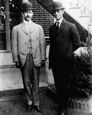 1909 Orville & Wilbur Wright Brothers Glossy 8x10 Photo Vintage Photograph