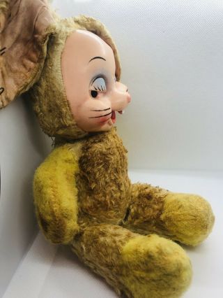 1950s Vintage Rare The Rushton Company Rubber Face Bunny Rabbit Plush - No Relist 2