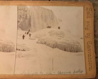 Webster & Albee Sporting on the ice Niagara Falls Handwritten Title 2