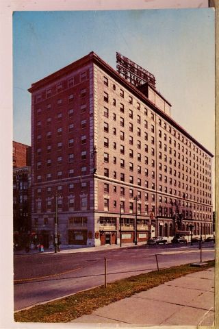 York Ny Albany Manger De Witt Clinton Hotel Postcard Old Vintage Card View