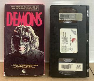 1987 Night Of The Demons Republic Horror Htf Vhs - Unrated Version Fantasy Rare