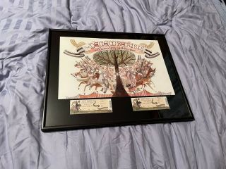Decemberists “long And Short Of It” 2007 Tour Poster And Tickets Framed Rare