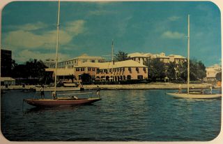 The Royal Bermuda Yacht Club,  Hamilton,  Bermuda,  Vintage Postcard