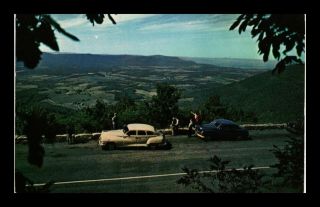 Dr Jim Stamps Us Old Cars Shenandoah Valley Skyline Drive Virginia Postcard