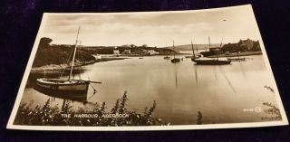 Vintage Valentine’s Postcard - The Harbour - Abersoch -