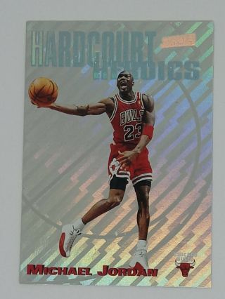 1997 - 98 Topps Stadium Club Hardcourt Heroics Michael Jordan Insert Rare