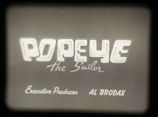 Popeye " Golf Brawl " (king Features 1960) 16mm Cartoon