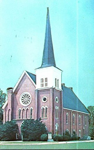 Vtg Postcard Presbyterian Church Oregon Illinois