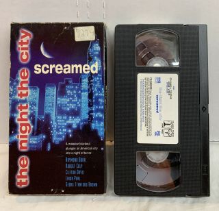 The Night The City Screamed Vhs 1980 Horror Rare Oop Htf