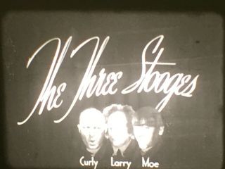 16mm B&w/sound Film - - " Rhythm And Weep " With The Three Stooges