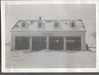 Vintage Photograph Coast Guard Station Shop Manistee Grand Haven Michigan Photo