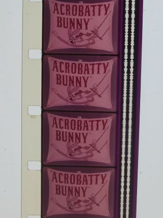 16mm Animation Cartoon Film Acrobatty Bunny Feat.  Bugs Bunny