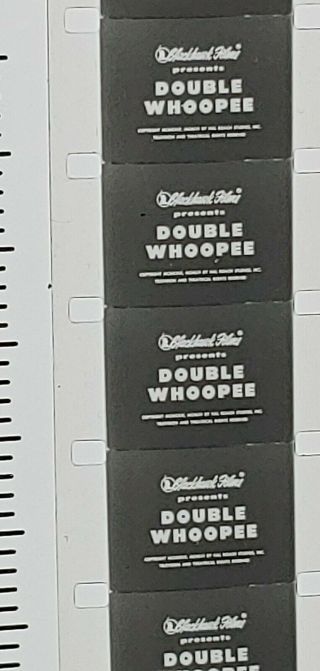 16mm Film Double Whoopee Laurel And Hardy Jean Harlow