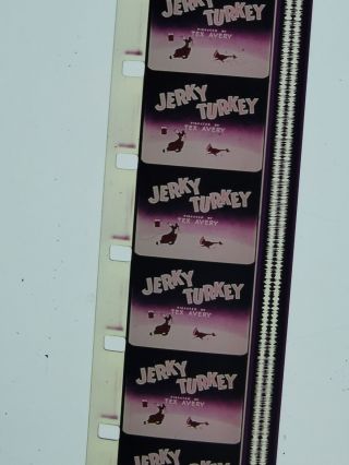 16mm Animation Cartoon Film Jerky Turkey (1945),  A Tex Avery 16mm Colour