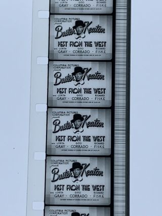 16mm Short: Pest From The West (1939) Buster Keaton Columbia Two Reeler