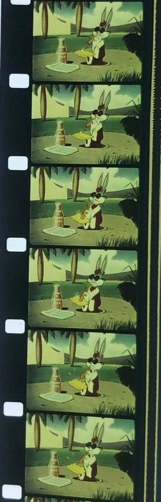 16mm Bugs Bunny Cartoon A Hare Grows In Manhattan Ansco Low - Fade