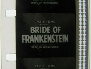 16mm " Bride Of Frankenstein " 1935 Sci - Fi - Horror - Castle Film Movie Boris Karloff