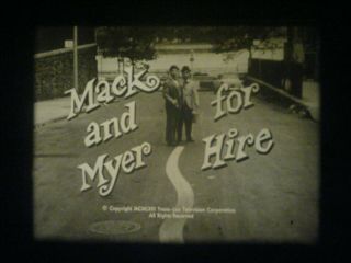 16mm Tv - Mack & Myer For Hire - " Quiet Riot " - Joey Faye - Mickey Deems - 1963