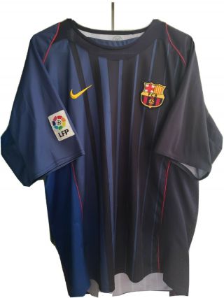 2004/2005 Nike Fc Barcelona Away Jersey.  Ronaldinho 10 Rare.  Size Xl