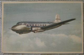 Estate Vintage Postcard - Scandinavian Airlines System - Twin Engine Sas