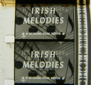 Vtg 1940 16mm Soundie Sound Movie Musical Short Film Official Irish Melodies X 3