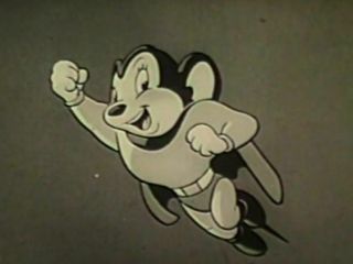 EXC ORIG MIGHTY MOUSE SHOW 4 TERRYTOONS 16MM BW TALE OF A DOG,  LOVES LABOR WON, 2