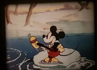 Rare 16mm Mickey Mouse Cartoon From 1935 In I.  B Technicolor