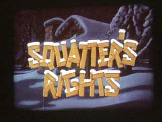 16mm Film Cartoon: Squatter 