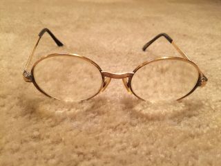 Vintage Cottet Eyeglasses 14k Gold - Filled 20/000 50/18 - 5 1/2 France Rare