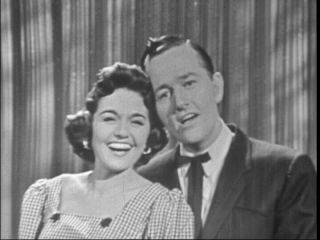 16mm Jimmy Wakely & Alice Lon Sing " Shine On,  Harvest Moon " 1957 Welk Show