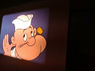 16mm Agfa Color - Popeye " In The Woods " (1960) Complete 400 