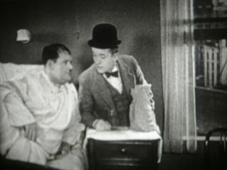 16mm B/w Sound Laurel & Hardy 18 Minute Comedy " County Hospital "