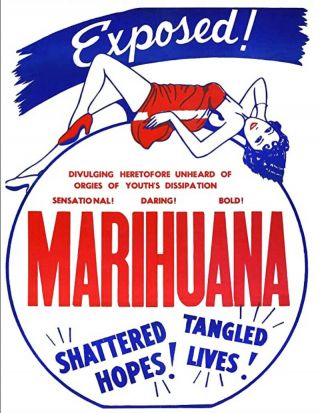 16mm Trailer " Marihuana " (1936) Classic Exploitation Trailer