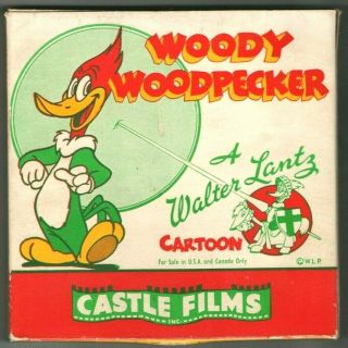 Woody Woodpecker The Loan Stranger 16 Mm Film 455 Complete Edt.  Castle Films