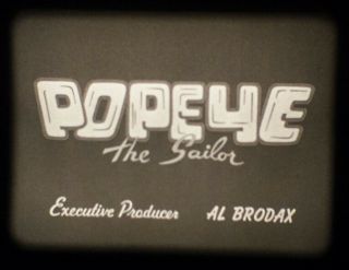 Popeye " Popeye And The Polite Dragon " (king Features 1960) 16mm Cartoon