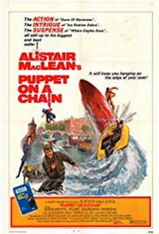 16mm Feature " Puppet On A Chain (1971) Alistair Maclean Barbara Parkins