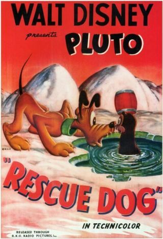 16mm Disney`s Rescue Dog Pluto Blue Track Ib Tech