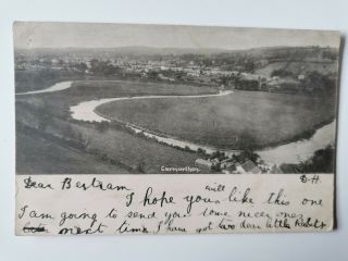 Vintage Postcard - Carmarthen - Posted 1904 Carmarthenshire Wales