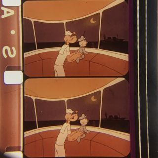 16mm Print Popeye In " Bl 