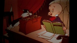 16mm Film Cartoon " Heir Conditioned " Looney Tunes Sylvester And Elmer Fudd