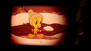 Putty Tat Trouble (19510 16mm Looney Tunes Cartoon - Sylvester And Tweety