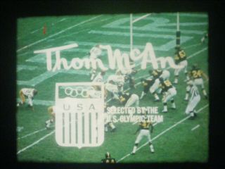 16MM SOUND - NFL PLAY BY PLAY REPORT - 1965 - REDSKINS AT STEELERS - KODACHROME 2