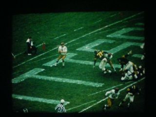 16MM SOUND - NFL PLAY BY PLAY REPORT - 1965 - REDSKINS AT STEELERS - KODACHROME 4