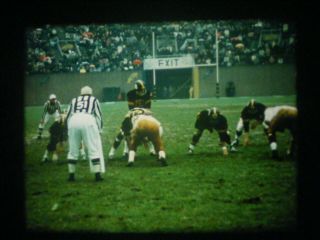 16MM SOUND - NFL PLAY BY PLAY REPORT - 1965 - REDSKINS AT STEELERS - KODACHROME 5