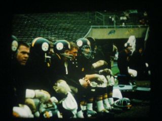 16MM SOUND - NFL PLAY BY PLAY REPORT - 1965 - REDSKINS AT STEELERS - KODACHROME 6