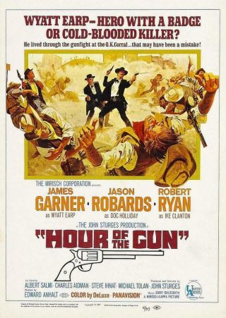 Rare 16mm Feature: Hour Of The Gun (james Garner / Jason Robards / Robert Ryan)