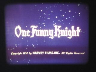 16mm Cartoon: One Funny Knight (harvey Films) - Cute