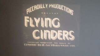 Flying Cinders Motorcycle Speedway C1939 16mm 400ft B/w Sound Cine Film Hackney