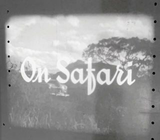 Vintage 1957 Television Show On 16mm Film: " On Safari " : Ep.  25 " Weaver Birds "