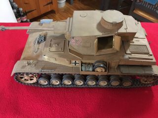 Bandai Japan 1/15 Th Scale Panzer Mk 4 Aus F Very Rare